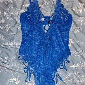 Frederick’s of Hollywood Royal Blue Lace Chemise